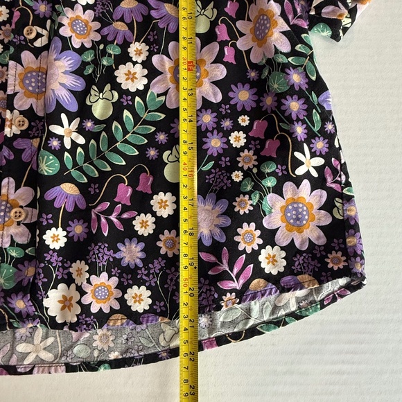 Her Universe Disney Floral Button Down Shirt - Picture 6 of 9